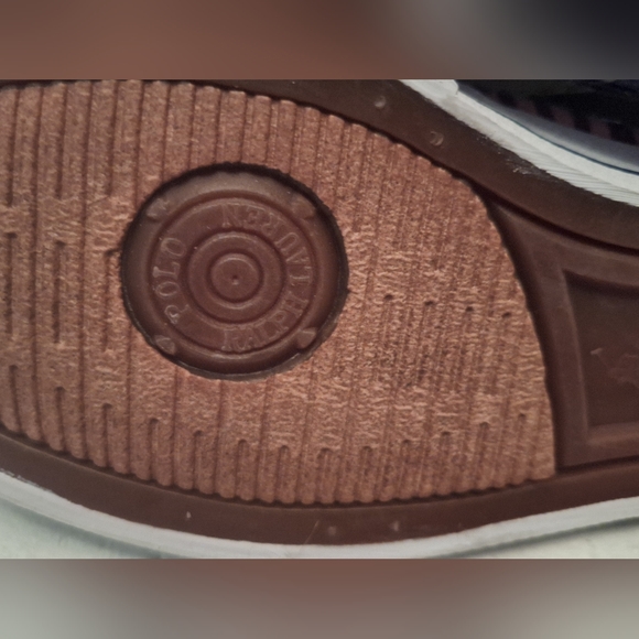 NEW, never worn! Polo‎ Ralph Lauren Plaid Women’s Sz 9B  Tennis Shoes  Lace Up - Picture 5 of 13